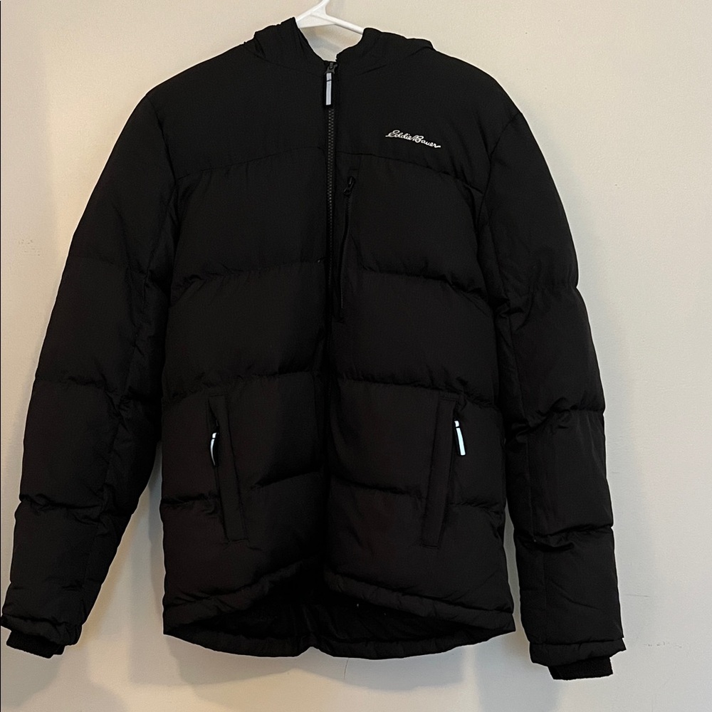 Eddie Bauer Kids Black Puffer Coat
